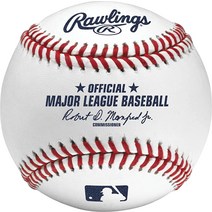 롤링스 Rawlings 2021년 메이저 리그 베이스볼 공식 야구공 화이트레드.. 정품보장, One, White/Red/Navy, 1개