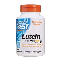 Doctors BEST 루테인 위드 플로라글로 20 mg 60 소프트젤, 1개, 60정
