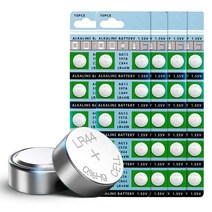 50pcs 알카라인 셀 코인 배터리 1.55V AG13 LR44 버튼 LR1154 A76 357A 303 AG 13 시계 완구 용, 한개옵션0