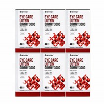 엔젯오리진 아이케어 루테인 구미 3000, 90정, 6개
