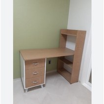 힘찬리빙 루이 1200 1인용 책상 초등 중 고등 대학생 pc 게이밍 수납 서랍 데스크, 루이 1200 서랍형 책상 세트, 오크