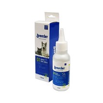 브리더 강아지 고양이 귀세정제 귀 염증 귓병 귀청소 외이염 냄새 귀지 클리너 120ml