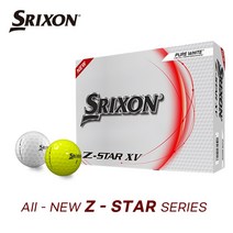 던롭코리아 23년 스릭슨 Z-star XV 골프공 3피스 화이트 옐로우 zstar, zx vx옐로우