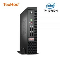미니 PC TexHoo미니 컴퓨터 인텔 코어 i7 10750H i5 10500H N5095 AMD 프로세서 ITX 윈도우즈 10 프로 11 리눅스 시스템 장치 사무실 NVMe, 8G RAM 256G SSD, Intel Core i5-2520M