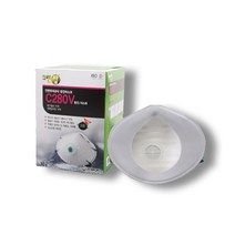 크린탑 안면부 여과식 방진마스크 C280V(2급) 839-0644