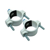 LQ Industrial RO 시스템 정수 필터 직경 40mm 용 0.6cm1/4인치 퀵 커넥트 포함 드레인 새들 밸브 클램프 2개