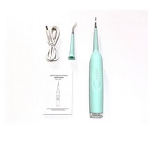 전기 울트라 소닉 치과 스케일러 치석 제거기 클리너 치아 얼룩 미백 구강 세척기 제거, blue no box