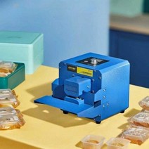 GLF-50 밀봉기 파란색 220V 80W 미니 비닐봉투 실링기 롤러식 가열 열접착 알루미늄 호일 드립백, 블루