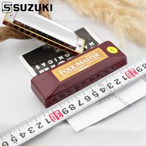 하모니카 명품하모니카 크로매틱 크로메틱하모니카 크로매틱하모니카 미니하모니카 스즈키 Harmonica 신은 1072 FolkMaster Harp 주음 10공 블루스 Gaita 악기, 예리한 f 키, 규격 없음