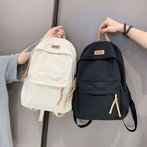 학생팩백 심플 스트링 베이직 백팩 배색 대 남여공용 30대 2컬러 1926na