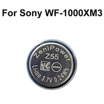 새로운 100% 원래 소니 WF-1000XM3 WF-SP900 WF-SP700N WF-1000X ZeniPower Z55 배터리 TWS 이어폰 3.7V 65mAh CP1254