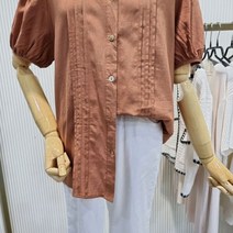 에이비에프지 [갤러리아] [21S/S]넥프릴카라베이직블라우스(ABV5HB33)