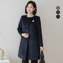 케델시 라운드 울 코트