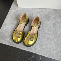 통굽 메리제인 단화 여자 통굽 샌들