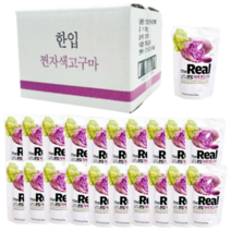 더리얼 한입 찐자색고구마 80g x 20팩