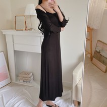 원마일룩 롱 나시 원피스 가디건 세트