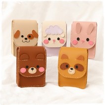 민화샵 가죽가방 만들기 크로스백 DIY 가방꾸미기 공예키트 손바느질DIY 핸드메이드 만들기취미 핸드폰가방 휴대가방 가죽크로스백만들기 동물 가방패키지, 가죽크로스백만들기-양