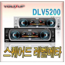 [ since1989 신길카오디오 ] [특가]볼트업 스퀘어드 레벨메타 ============= DLV 5200 전자식레벨메타 1딘사이즈, 1개
