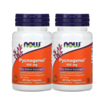 나우푸드 호팍사 피크노제놀 100 mg 프랑스해송 암라추출물 인디안구스베리 60캡슐 2개