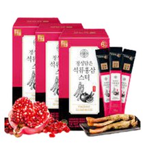 한국삼 정성담은 석류홍삼 10g 60포 부모님 효도 선물