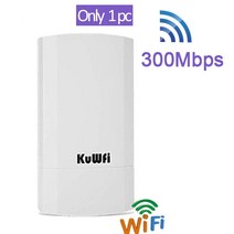 wifi증폭기 와이파이 확장기 증폭기 무선 브리지 라우터 야외 . 무선 리피터 신호 용, 흰색 1pc
