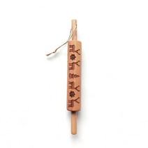 25cm 양각 롤링 핀 DIY 수제 공예 도자기 프린팅 음식 패턴 장식 액세서리 만들기, 01 1