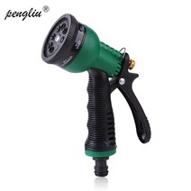 8패턴 가변 스프레이 물 건 조절 세차 호스 휴대용 고압 스프링클러 노즐, 한개옵션0