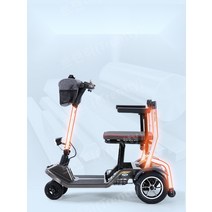 어르신전동차 노약자용 어르신스쿠터 리튬배터리 4륜바이크 다인승 접이식, 24V, 파란색 40A 리튬배터리