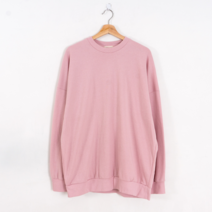 [NOB]인디 핑크 리즌 남자 오버핏 맨투맨 티셔츠