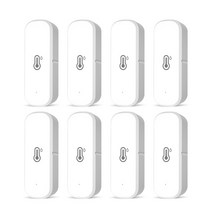 스마트온습도계 온도기록계 tuya zigbee 온도 및 습도 센서 온도계 alexa google home zigbee gateway를 통한 스마트 라이프 앱 모니터링 알림, 1-없음