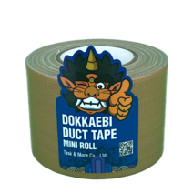 테스크 도깨비 덕트테이프(DUCT TAPE) 미니롤 BEIGE 덕테이프 청테이프 면테이프, 50mm X 10m