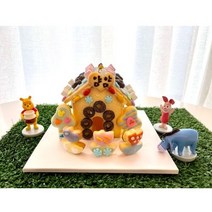 얌얌베이킹 과자집만들기 꽃정원 집콕놀이 과자집diy 어린이집교육용 유치원요리체험 쿠키만들기 만들기키트 어린이날선물키트, 1개, 아이싱구성
