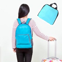 여행용 배낭 시장 보조 가방 대피용 장바구니 자전거