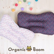 [오가닉붐]착한 유기농 체리팝 아동 베개/주니어 베개/에어 필로우, 네이비