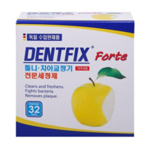 덴트픽스 틀니 치아교정기 전문세정제, 32개, 12개