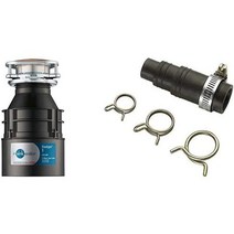 InSinkErator 쓰레기 처리기 Badger 1 표준 시리즈 13 HP 연속 공급, 쓰레기 처리 + 식기세척기 커넥터
