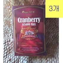 탑라이프 크랜베리 65000 Max 30정 x 3개