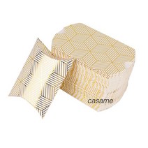 옥수수완충제 종이완충제 친환경포장지 10/20/30Pcs 다채로운 베개 사탕 상자 크래프트 종이 크리스마스 선, 24 Gold Dot_02 20 pcs