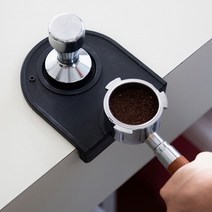 커피 탬핑 매트 받침대 템퍼 템핑 탬퍼 홈 카페 실리콘 블랙, 상세페이지 참조