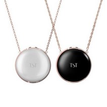 JST-HTS 휴대용 공기청정기 목걸이형 USB충전, 색상02-블랙(BLACK)