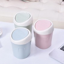 PKFARM 파스텔 인테리어 미니 휴지통, 1개, 블루