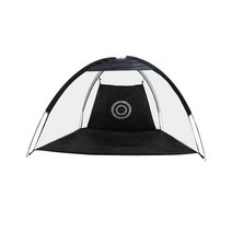 골프 연습망 스윙 연습네트 그물망 실내스윙 골프망, 대형 녹색  케이지 + 50cmx90cm 타격 패드