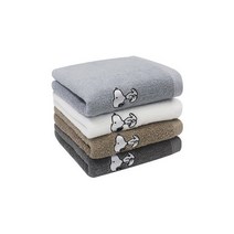 스누피 리버40 10장 세트140g/454gsm/40X80cm/최고급 면100%.송월타올, 회색+때밀이2장