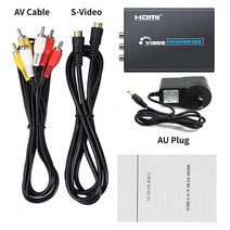 Hdmi to av s-video cvbs 비디오 컨버터 hdmi to svideo + s 비디오 스위처 어댑터 tv pc 용 hd 3rca palntsc 스위치 블루 레이 dvd, au 플러그