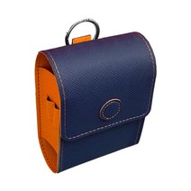 골프거리측정기 케이스 파우치 자성 측정 기기에 사용되는 가죽 저장함 방진 방수, 파란색, 미국.