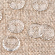 투명 돔형 플랫백 하프 라운드 유리 카보숑 DIY 쥬얼리 제작 F60 용 8mm 10mm 12mm 16mm 18mm 20mm 25mm 200 개