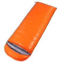 초경량 컴팩트 구스다운 침낭 겨울 방수 하이킹 캠핑 침낭, 4.orange 600g, 1개