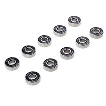 10Pcs ABEC-9 608RS 스케이트 보드 휠 베어링 롤러 베어링 베어링, 스틸, 블랙