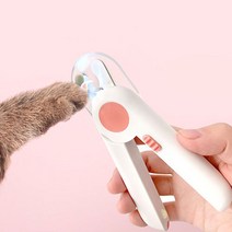 무팝 반려동물 LED 손톱 발톱 깍이, 핑크
