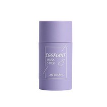 녹차 머드 마스크 스틱 페이스 모이스처라이징 딥 클렌징 가지 솔리드 클레이 블랙 헤드 모공 정화 케어, 03 B Eggplant_01 Solid Mask